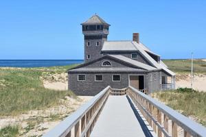 Lifeguard Station on the Outer Cape in Massachusetts photo
