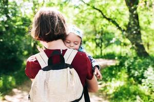 Family outdoor portrait photo