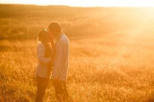 Couple outdoor portrait photo