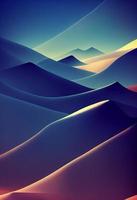 Beautiful colorful abstract wallpaper 3D rendering photo