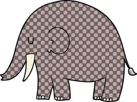 cartoon elephant character vector