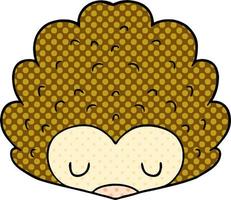 cartoon hedgehog character vector