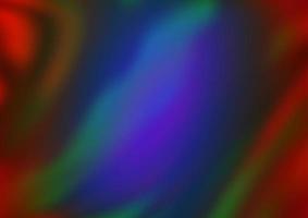 Dark Multicolor, Rainbow vector blurred and colored background.