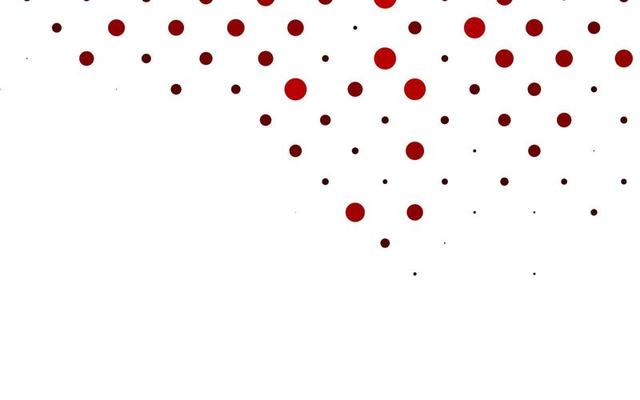 Light Red vector backdrop with dots.