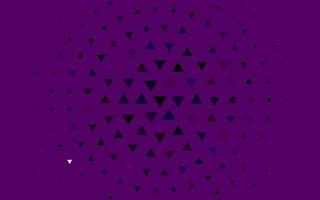 Light Purple vector layout with lines, triangles.