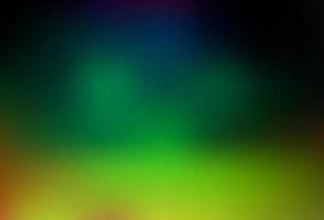 Dark Multicolor, Rainbow vector abstract blurred template.