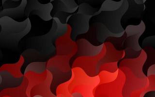 Dark Red vector background with abstract lines.