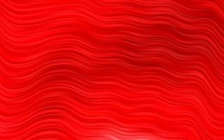 Light Red vector background with curved circles.