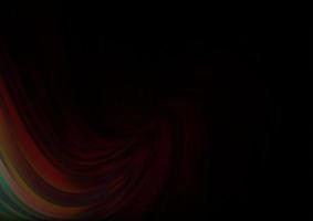 Dark Red vector background with lamp shapes.