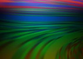 Dark Multicolor, Rainbow vector modern bokeh pattern.