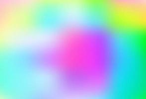 Light Multicolor, Rainbow vector blurred and colored background.