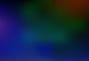 Dark Multicolor, Rainbow vector blur pattern.