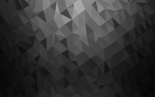 Dark Silver, Gray vector polygon abstract backdrop.