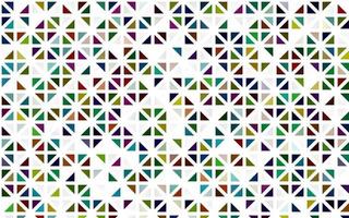 Light Multicolor, Rainbow vector seamless texture in triangular style.