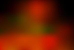 Dark Orange vector blurred shine abstract background.