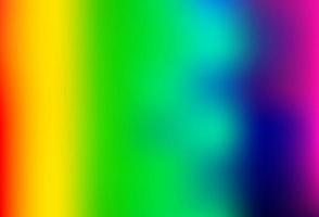 Light Multicolor, Rainbow vector blurred and colored background.