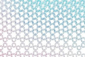 Light blue, red vector pattern with spheres.