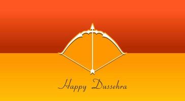 feliz celebración dussehra vector