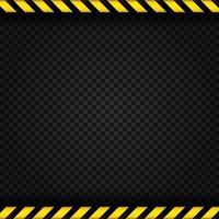 caution with black and gray design vector