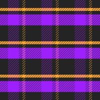 halloween themed colours plaid pattern background vector