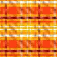 plaid style pattern background in halloween colours vector