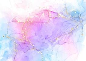 elegant hand painted alcohol ink background vector