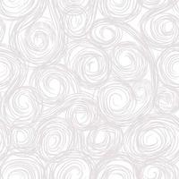 Artistic seamless pattern with drawn swil lines. Abstract organic shape repeatable texture. Loop line  background. vector
