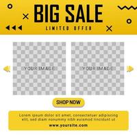 Vector abstract geometric design banner web template