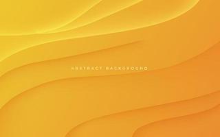 abstract yellow orange dynamic wavy shadow and light modern design geometric futuristic vector background illustration.