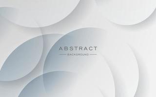 modern dynamic white gray circle shape shadow and light dimension background. eps10 vector