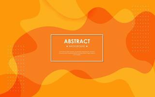 Modern Abstarct Dynamic orange wavy textured background design in 3D style with orange color. EPS10 Vector background.