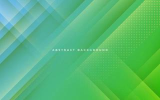 abstract green gradient diagonal shape light and shadow with halftone dots background. eps10 vector