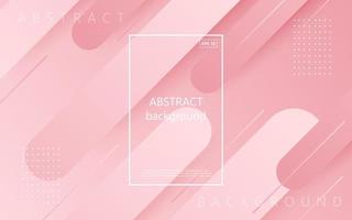 minimal abstract pink soft gradient with geometric shape decoration background. eps10 vector