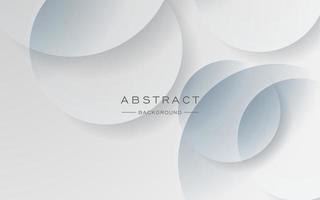 modern dynamic white gray circle shape shadow and light dimension background. eps10 vector