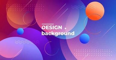 abstract creative colorful geometric background. trendy gradient shapes composition. Eps10 vector. vector