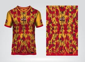 camiseta de punto deportivo. maqueta de camiseta de fútbol para club de fútbol. textil de tela de patrón deportivo. patrón de textura de fondo de deporte vector