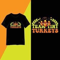 Thanksgiving day trendy t-shirt design vector