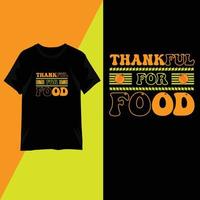 Thanksgiving day trendy t-shirt design vector