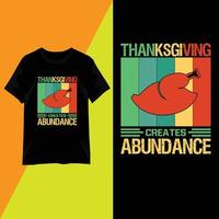 Thanksgiving Day typography T-shirt design vector
