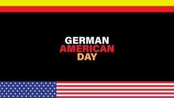 German American Flag background. Suitable to use on German American day event