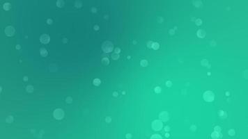 Pine Green and Caribbean Green bokeh gradient motion background loop. video