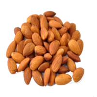 group of almond nuts concept png