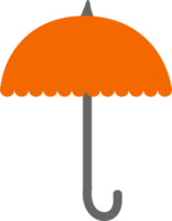 guarda-chuva de desenho animado simples desenhado à mão png