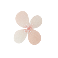 flor rosa vintage acuarela png