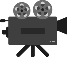 monocromatico vecchio classico film film proiettore icona png
