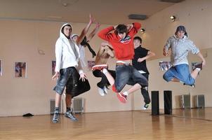 Breakdance group view photo