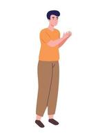 young man standing vector