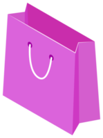 Shopping bag icon. PNG with transparent background.