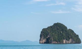 Landscapes of Phang Nga National Park,rock island Thailand. look like elephant photo