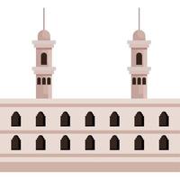 templo de la mezquita musulmana vector